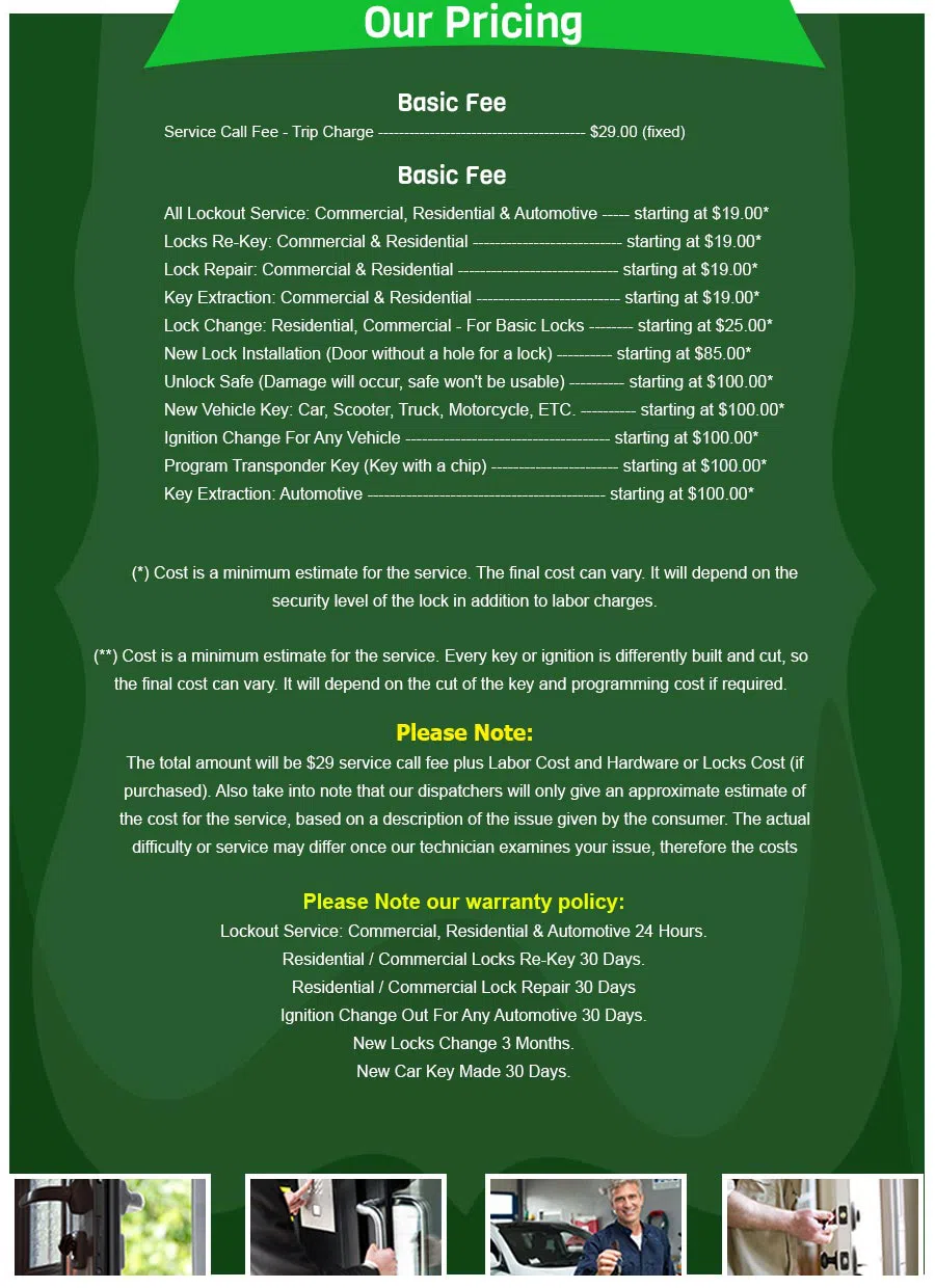 All Day Locksmith Service Quincy, MA 617-580-9107